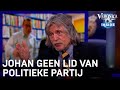 Johan geen lid van politieke partij Code Oranje: ‘Maar ik vind Richard de Mos wel een verademing’