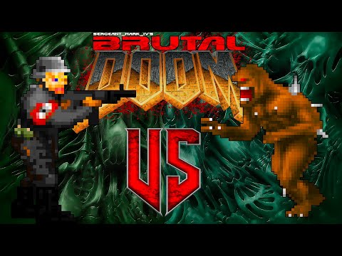 Wolfenstein SS vs imps - Brutal Doom II : Versus Battle - Monster Infighting - Retro Arena