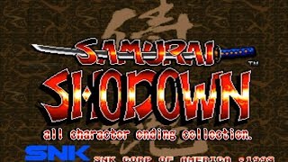 【all character ending collection.】Samurai Shodown (English version) Game Bar Vanguard Japan ＃019-E