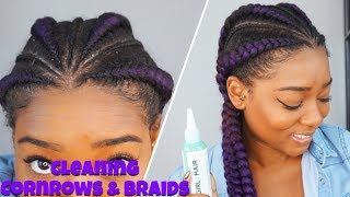 Product Build Up? | How to Clean Cornrows, Braids & Twists WITHOUT WASHING