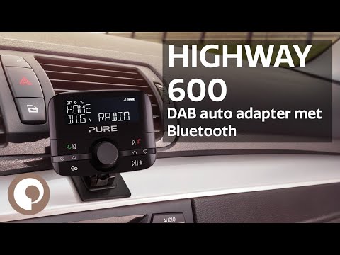 Pure Highway 600 - DAB Auto Adapter met Bluetooth (Nederlands)