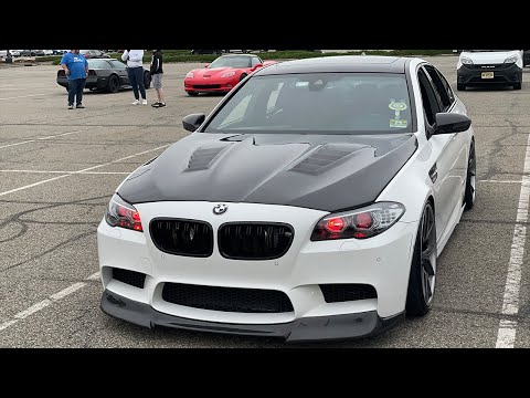 BMW F10 M5 GETS A CARBON FIBER VENTED HOOD!!