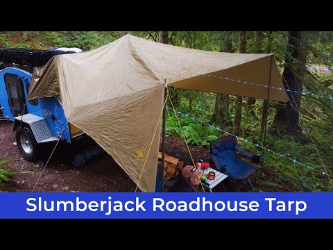 Slumberjack Roadhouse Tarp - Why we chose it over other awnings | Gear Review 001