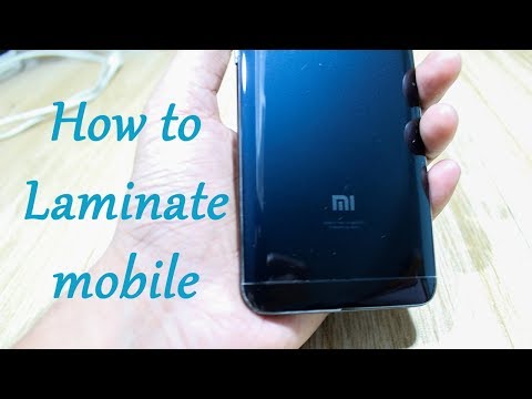 How to Laminate Mobile/ Apply Mobile Skin