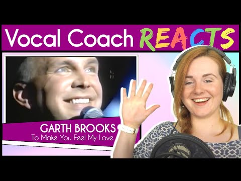 Vocal Coach reacts to Garth Brooks - To Make You Feel My Love (Live)