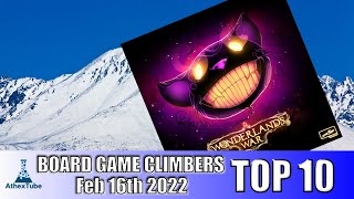 Top 10 Board Game Climbers for Week Ending in February 16th 2022