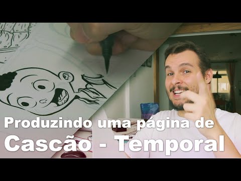 Produzindo uma página em quadrinhos de Cascão - Temporal - Graphic MSP