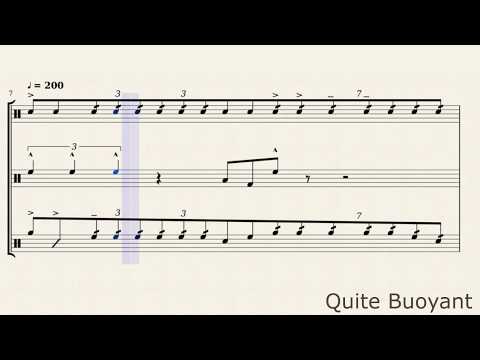 Tilt - Bluecoats (Drumline Feature Transcription) in MuseScore
