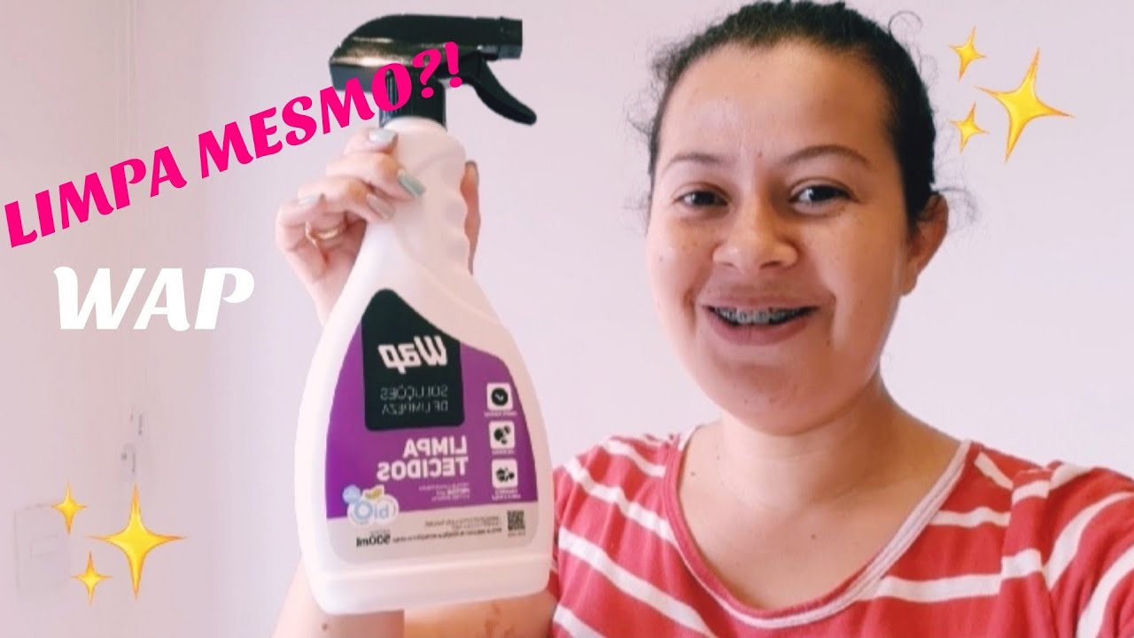 DICA - LIMPA TECIDOS WAP - para limpar aquela sujeira do dia a dia