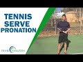 Kick Serve vs Flat Serve Pronation | TENNIS SERVE