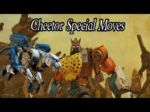 Cheetor Special Moves | TRANSFORMERS Forged to Fight GAMEPLAY