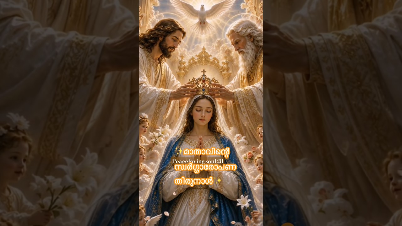 💫മാതാവിന്റെ സ്വര്‍ഗ്ഗാരോപണ തിരുനാള്‍💫