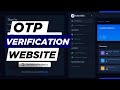 How To Create OTP SMS Verification Website Sell Virtual Phone Number