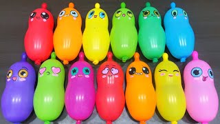 Funny Balloon Characters Slime: Making Crunchy Pastel Blue Floam #54
