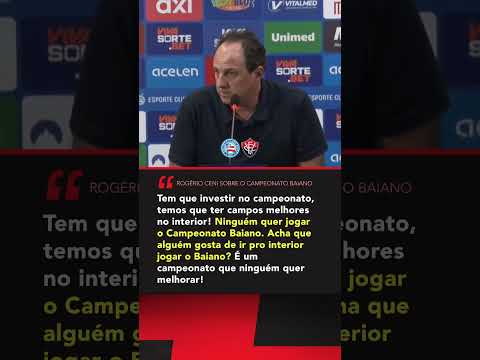 Rogério Ceni ligou o 'modo sincerão' #shorts