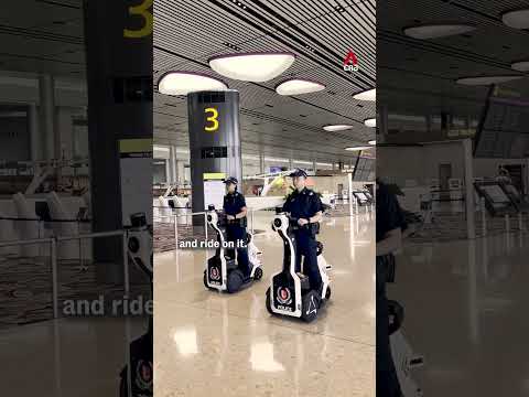 Meet Changi Airport’s autonomous patrol robot that can give officers a ride