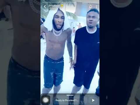 Burna Boy,Pocolee And Rahman Jago With The LegWorks At The Poolside🇳🇬.#burnaboy #pocolee #rahman