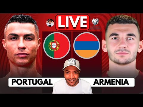 🔴 PORTUGAL vs ARMENIA WATCH ALONG | Full Match Reaction | FIFA World Cup 2026 Qualifiers