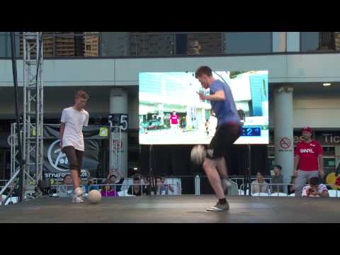 Tom vs Damian - Semi Final | Oceania Freestyle Football Championships 2016