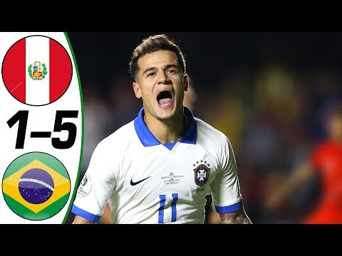 Peru vs Brazil 1-5 - All Goals & Extended Highlights - Melhores Momentos ( Last Matches ) HD