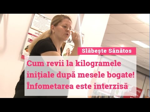 Cum revii la kilogramele inițiale după mesele bogate!