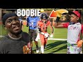 We Watched The BEST Flag Football Player In Pads! (KRIS BOOBIE)