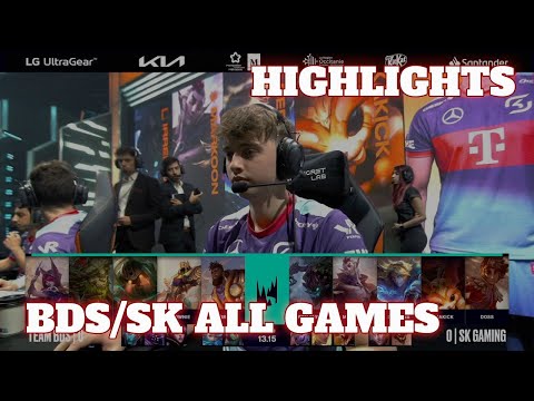 BDS vs SK - All Games (Bo5) Highlights | Round 1 LEC 2023 Season Finals | SK Gaming vs Team BDS