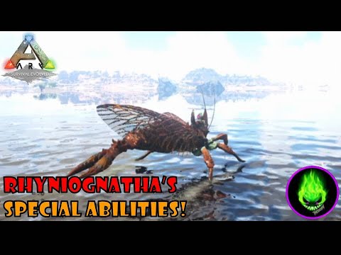 Ark - How To Use Rhyniognatha's Special Water Abilities!