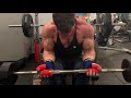 Seated Barbell Wrist Curls - Forearm / Biceps Workout