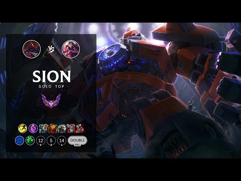 Sion Top vs Irelia - EUW Master Patch 12.8
