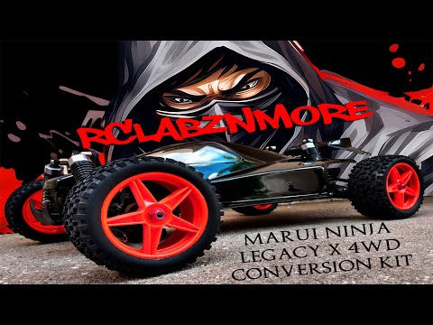 Marui Ninja Legacy X 4WD Conversion Kit RC Build