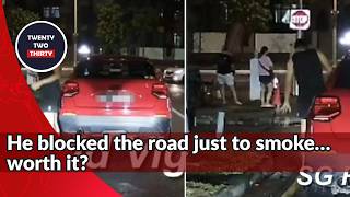 Driver Blocks Single-Lane Road to Smoke in Bedok—Why It Matters
