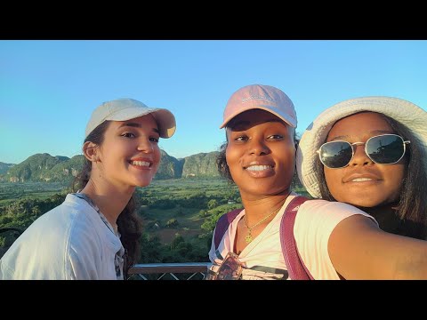 Escaping a Cave & dinosaurs wall through zipline. Adventures at Viñales.