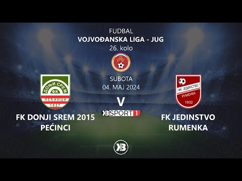 FK Donji Srem 2015 (Pećinci) - FK Jedinstvo (Rumenka) | 04.05.2024