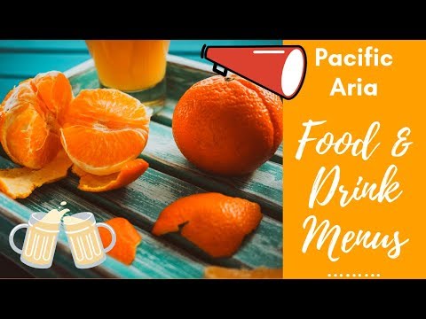 Thumbnail for Pacific Aria - Food & Drink Menus (includes pricing $$)