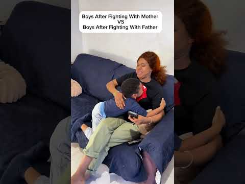 how son's can be soft to their mother vs father🤣😂#short #viralvideo