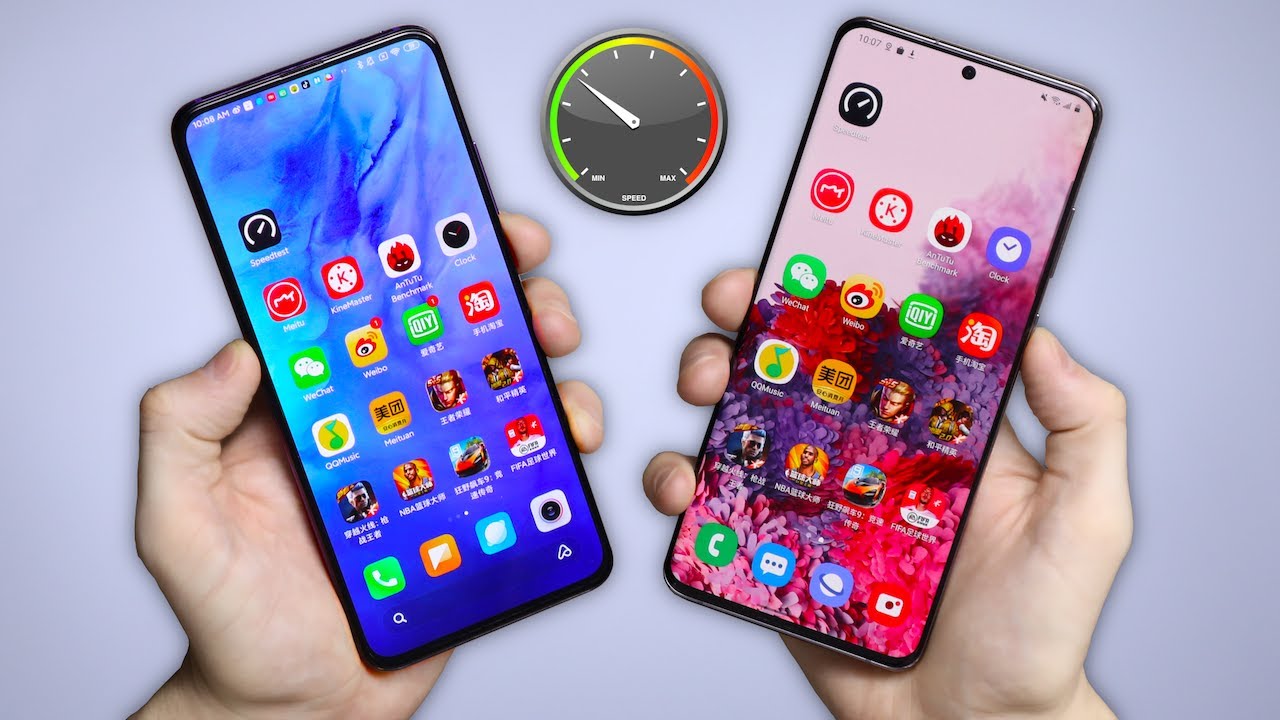 Redmi K30 Pro Zoom vs Galaxy S20 Ultra - SPEED TEST