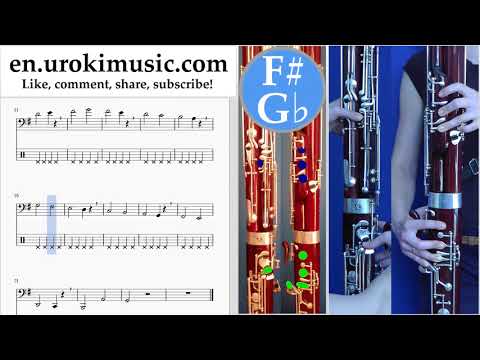 How to Play Bassoon Mariah Carey - All I Want For Christmas Is You Tabs Part#1 exercises, scales um