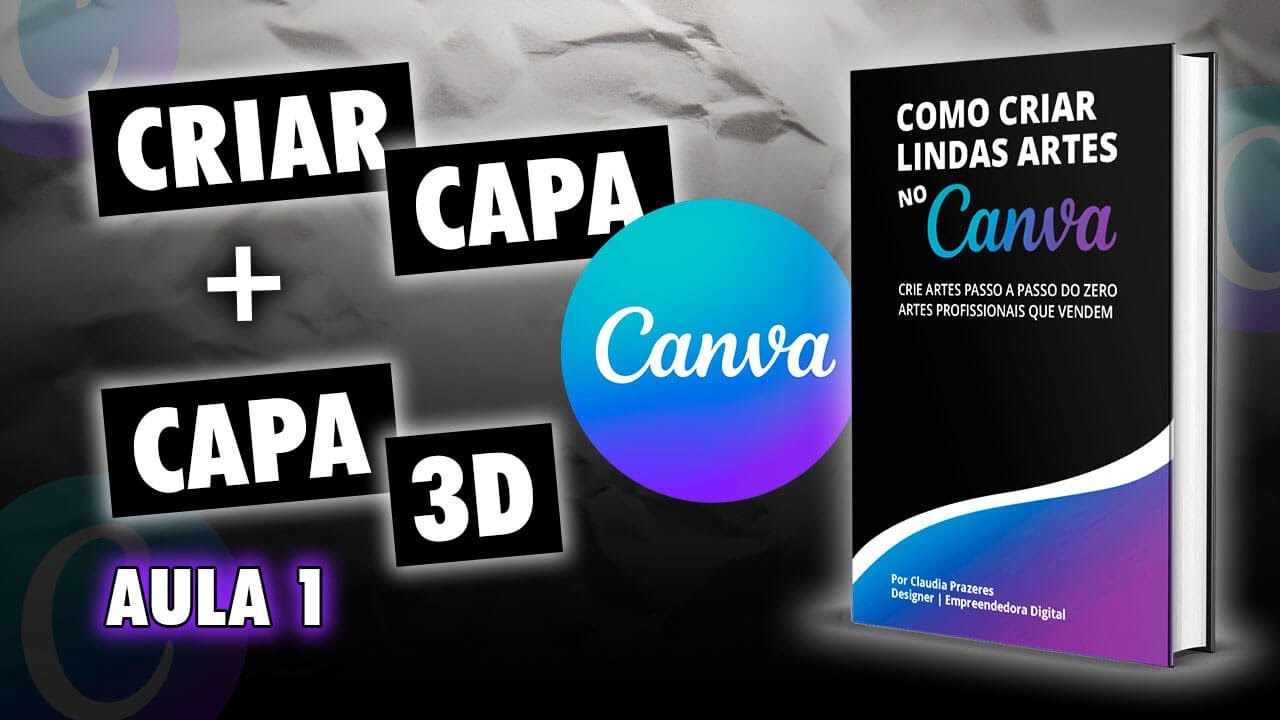 How to Make an E-BOOK on CANVA [CLASS 1 - E-BOOK COVER] 2024