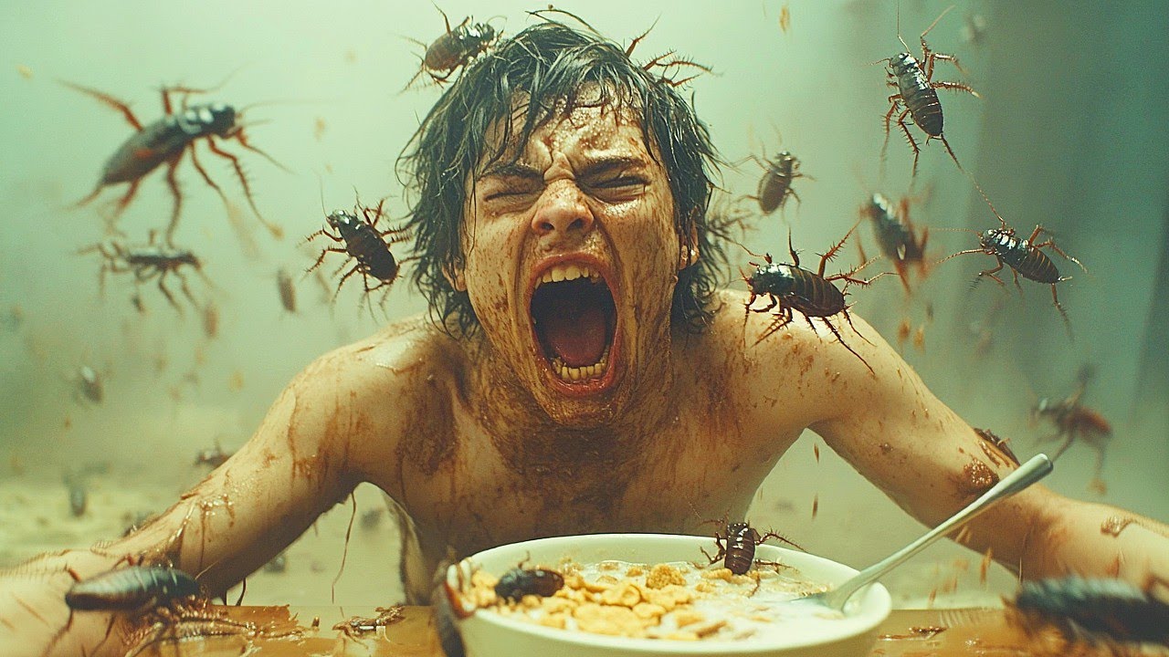 JOVEM aluga CASA VELHA e encontra NINHO de MILHARES de BARATAS INTELIGENTES que decidem expulsá-lo