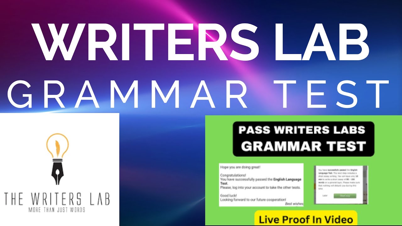 writers lab grammar test 2023