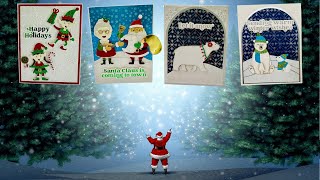 No Stamping! Die Cut Only Christmas Cards with Simon Hurley’s North Pole Friends + New Solar Spray’s