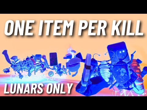 One Item Per Kill with Only Lunar Items In Risk of Rain 2 Is STUPID