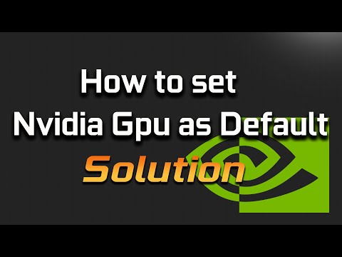 How to Make NVIDIA the Default Graphics Card on Windows 11 [2026]