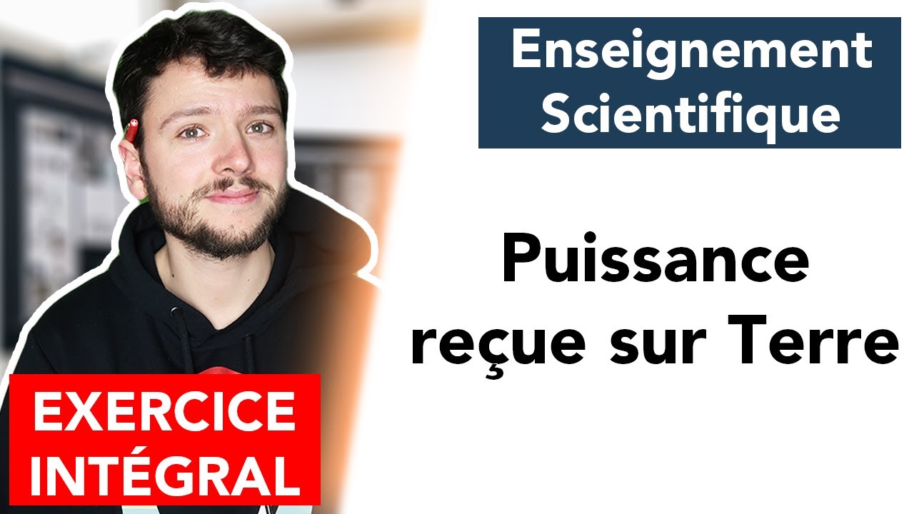 La puissance solaire - Enseignement Scientifique exercice