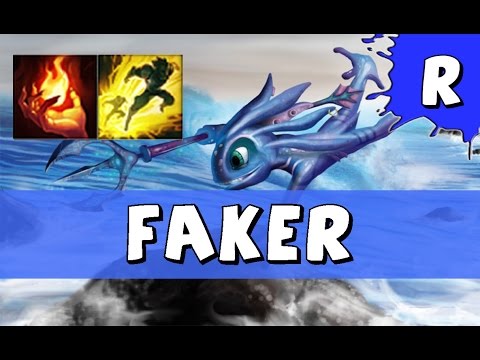 SKT T1 Faker as Fizz vs Corki MID - HIGHLIGHTS - League of Legends