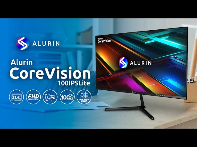 Alurin CoreVision 100IPSLite 23.8" FHD 100Hz Freesync video