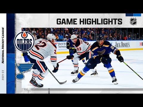 Oilers @ Blues 12/29/21 | NHL Highlights
