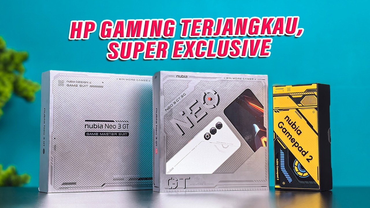 HP Gaming Terbaik Di Bawah 5 JUTA! Unboxing nubia Neo 3 GT Master Edition!