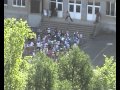 Гимназия 93 Челябинск: зарядка под матерную песню - Schoolkids warm up to a ...